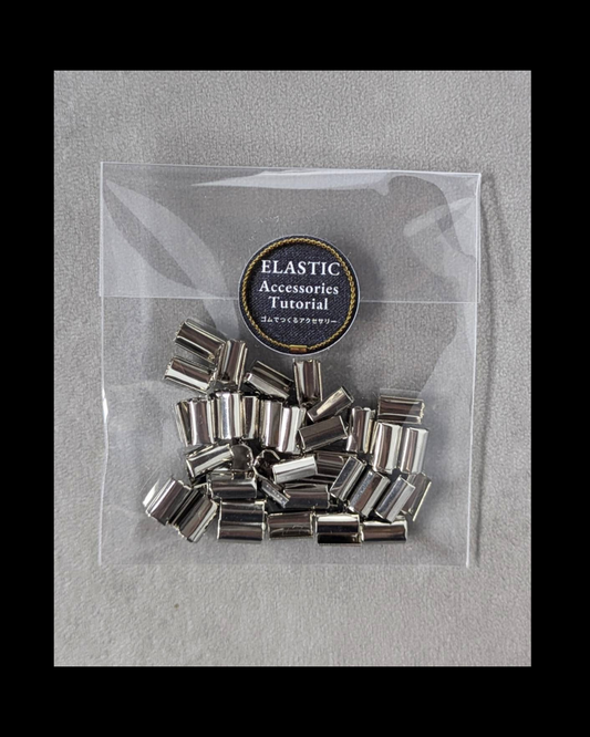Small size, silver clasps, pack of 50
