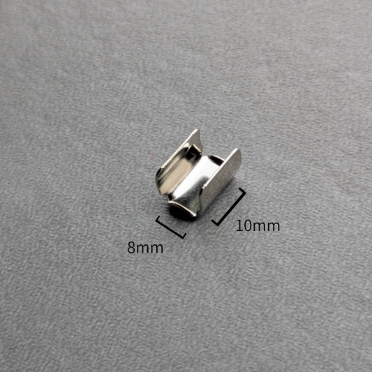 Size M, silver clasps, 13 pieces